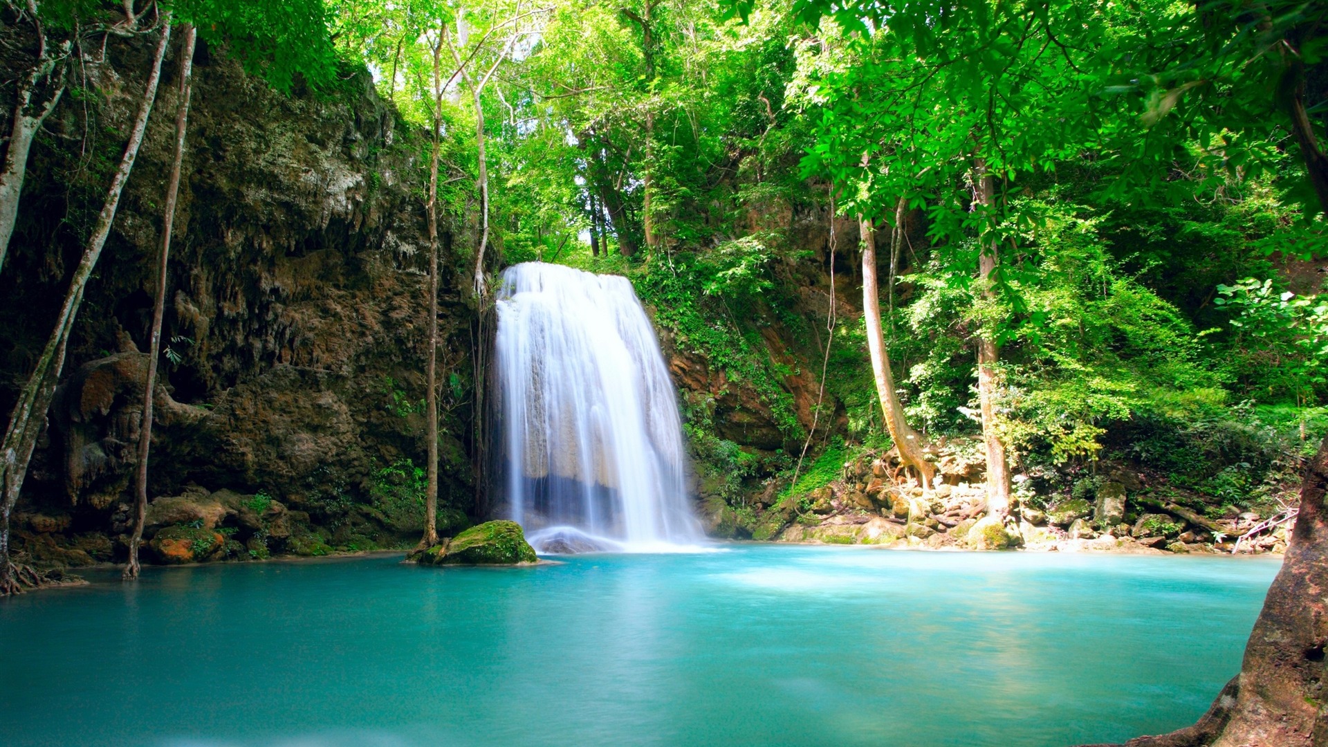 Waterfall Landscape Wallpapers