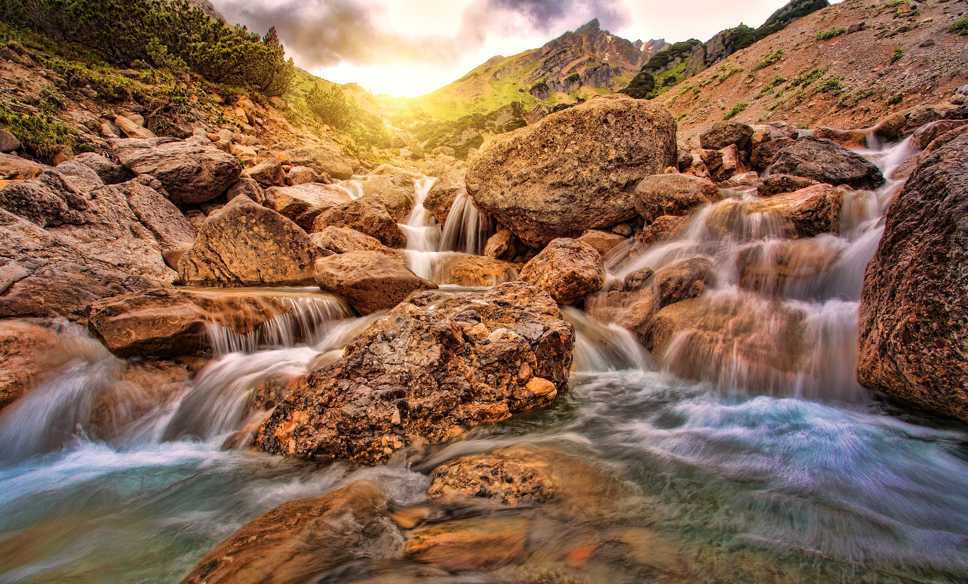 Waterfall Landscape Wallpapers