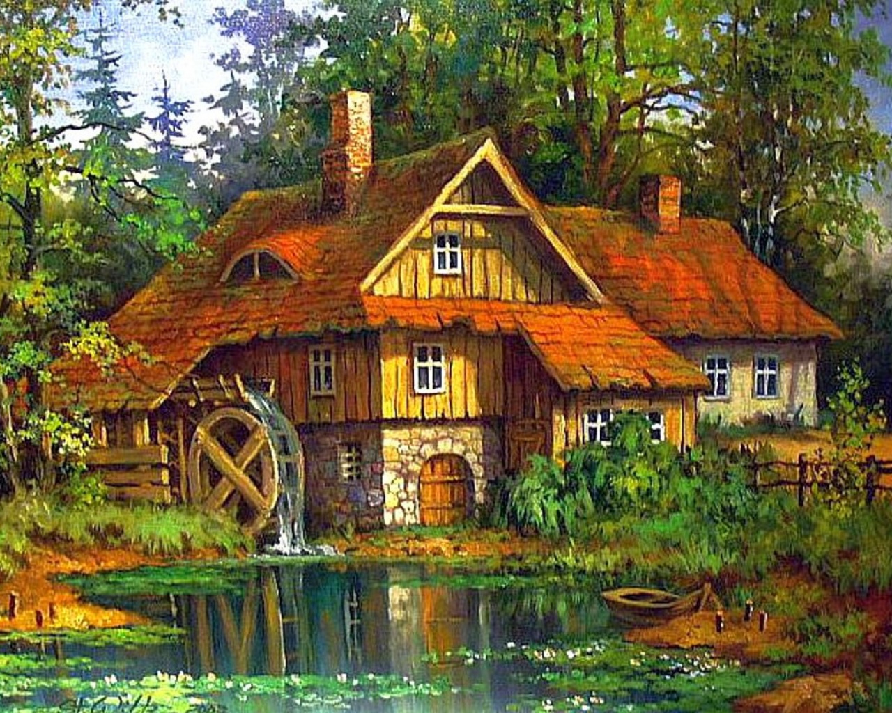 Watermill Wallpapers