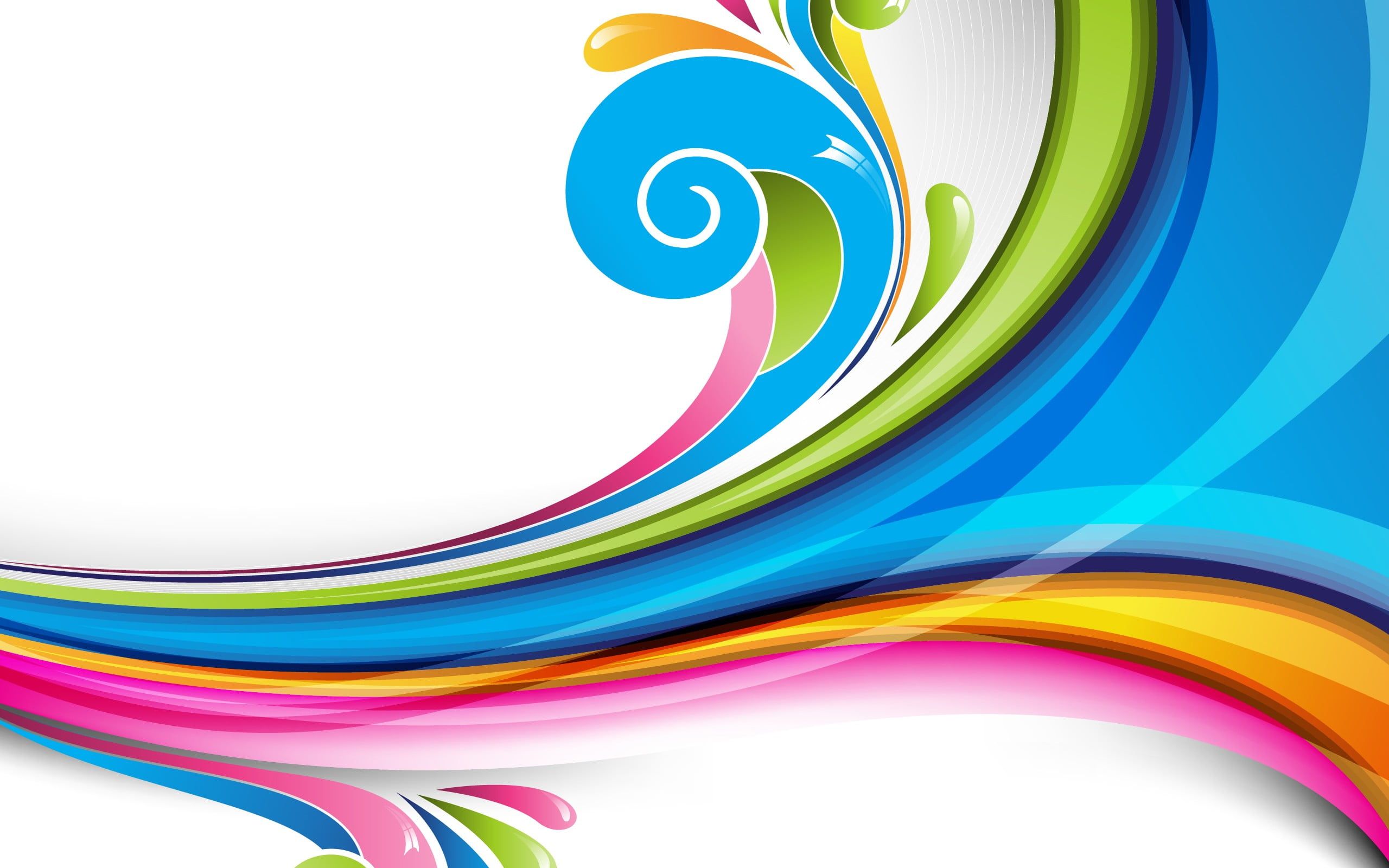 Wave Of Abstract Colors Wallpapers