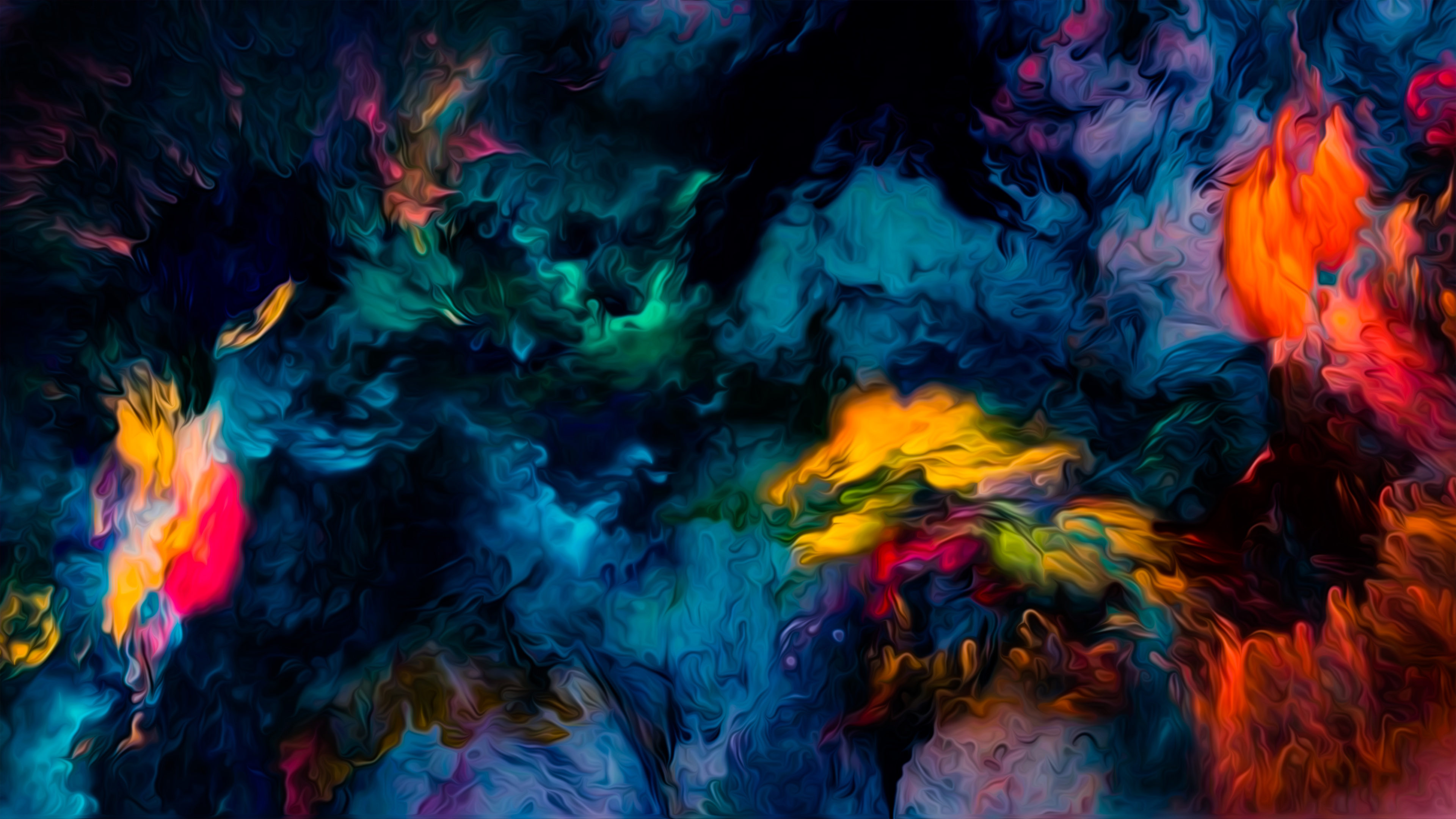 Waves Of Colors Artwork Wallpapers