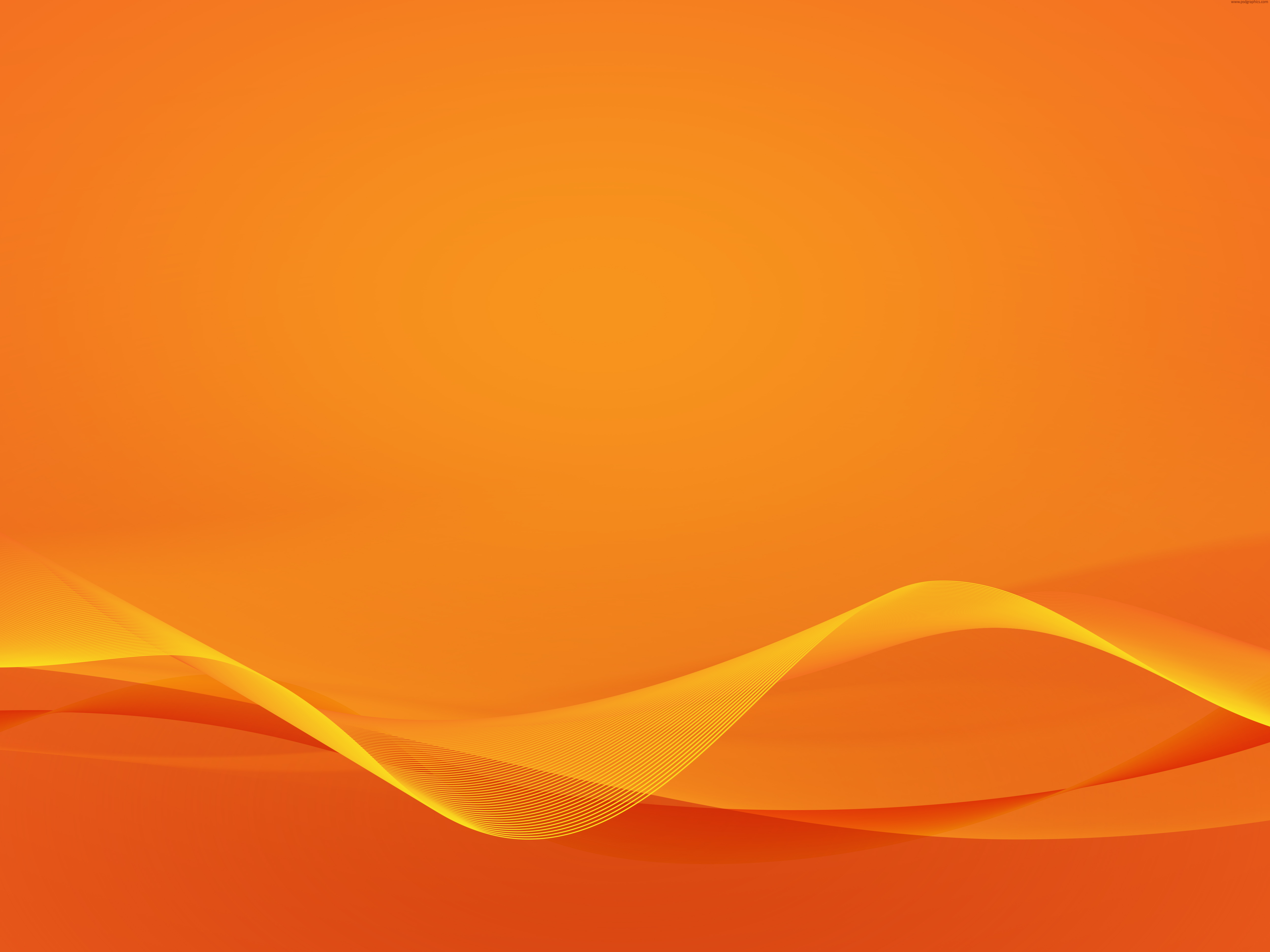 Wavy Orange Background