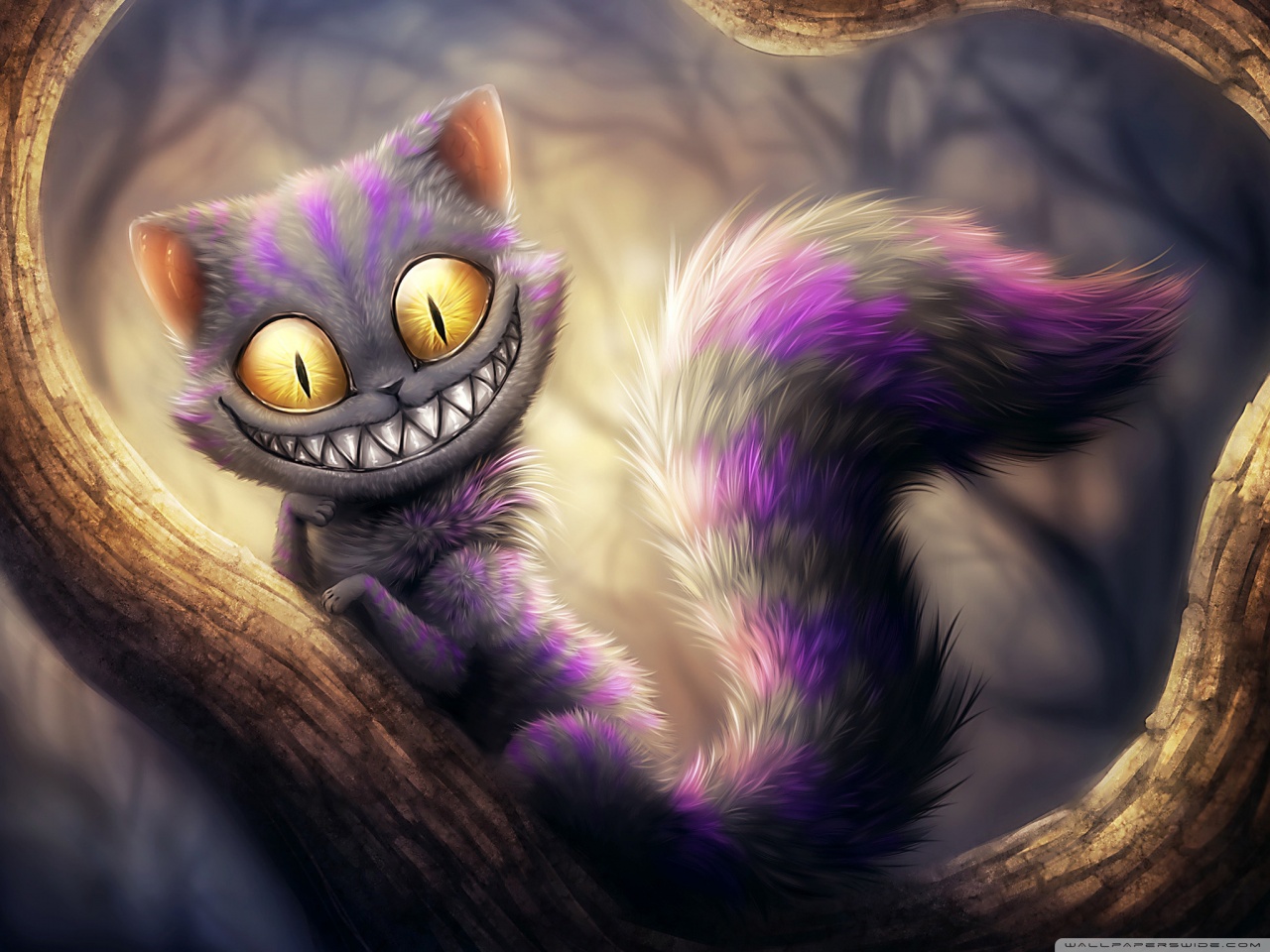 We Are All Mad Here Cheshire Cat Wallpapers