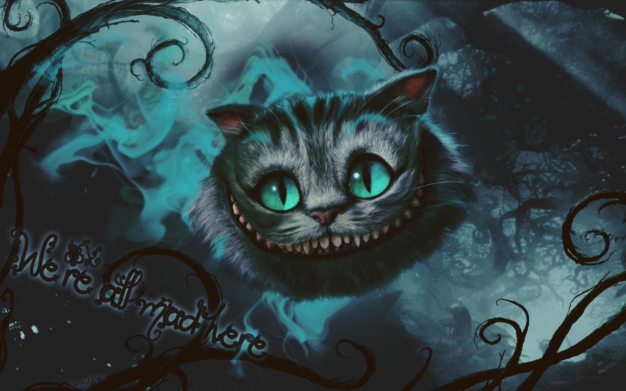 We Are All Mad Here Cheshire Cat Wallpapers