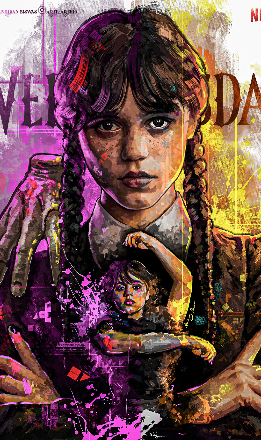 Wednesday Addams Artwork Wallpapers