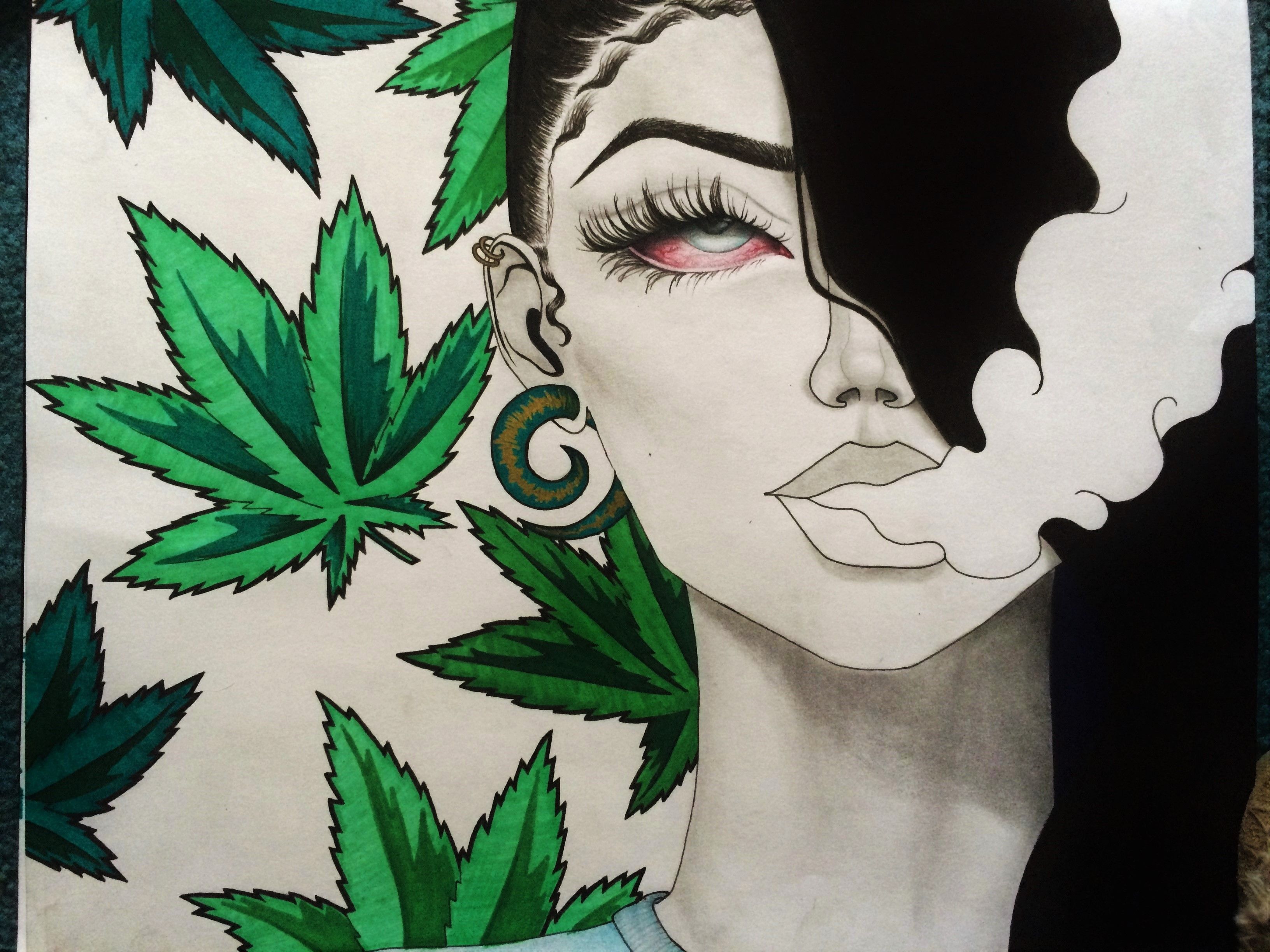 Weed Girl Wallpapers