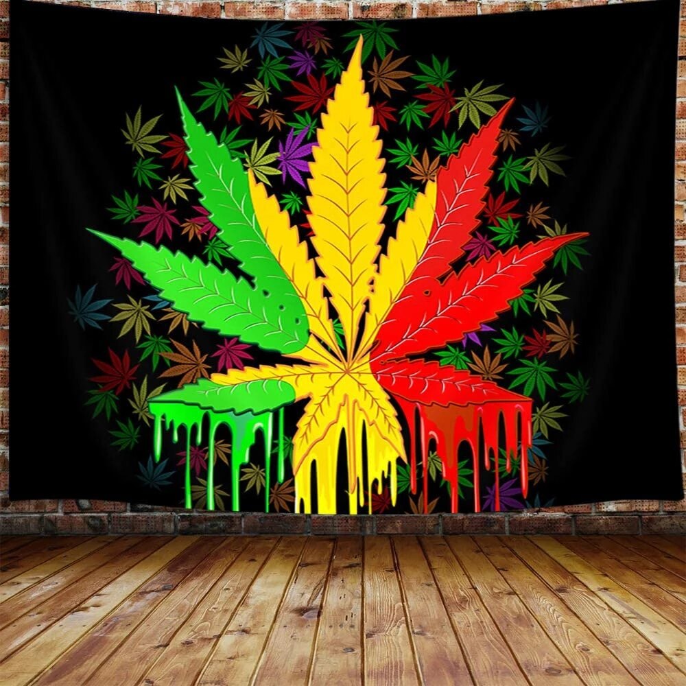 Weed Tie Dye Pattern Wallpapers