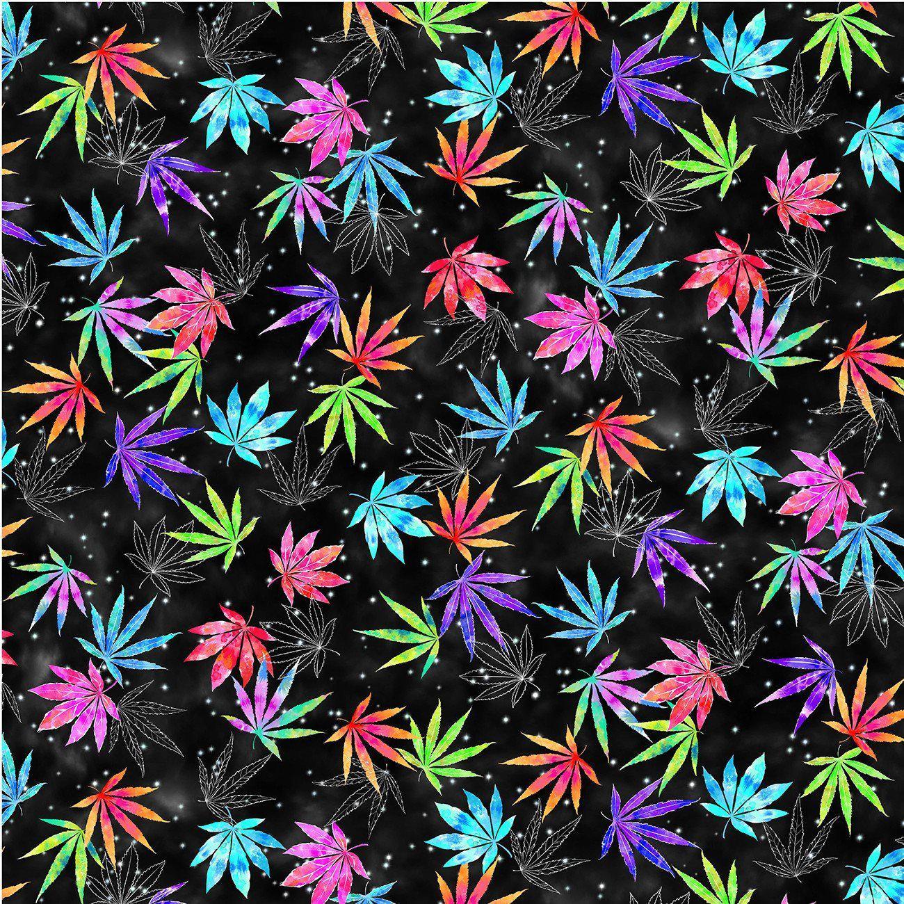 Weed Tie Dye Pattern Wallpapers