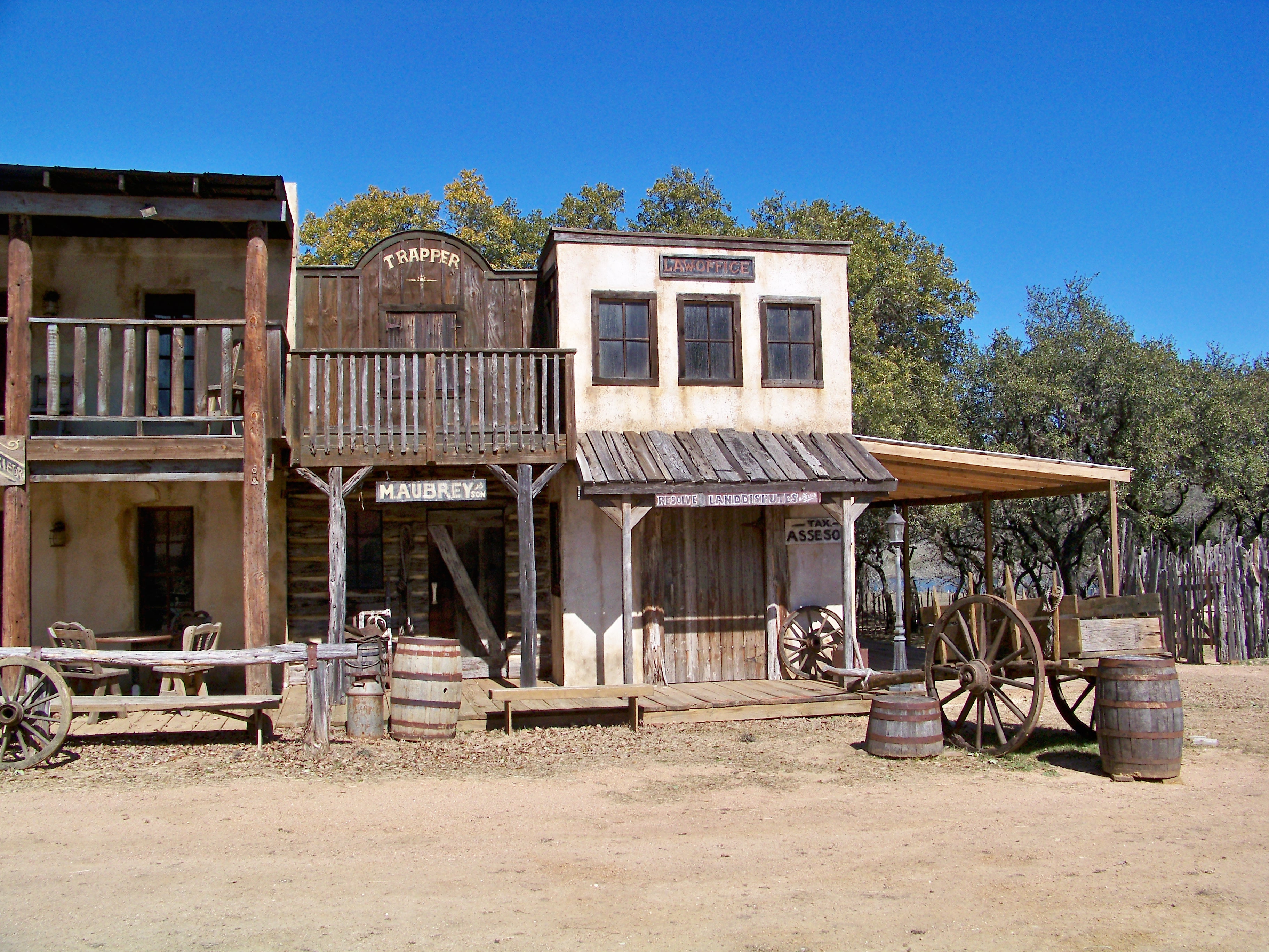 Western Town Background