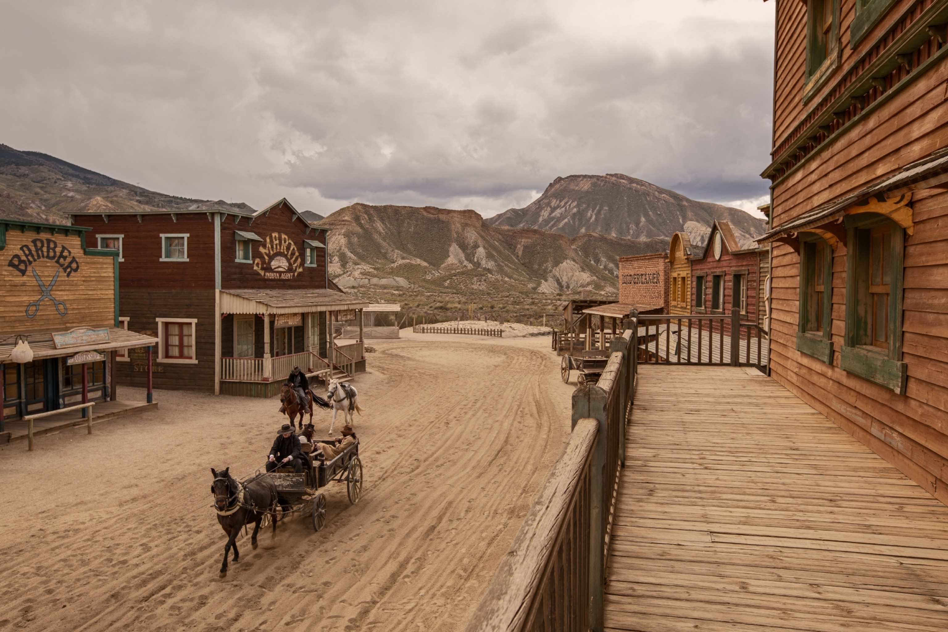 Western Town Background