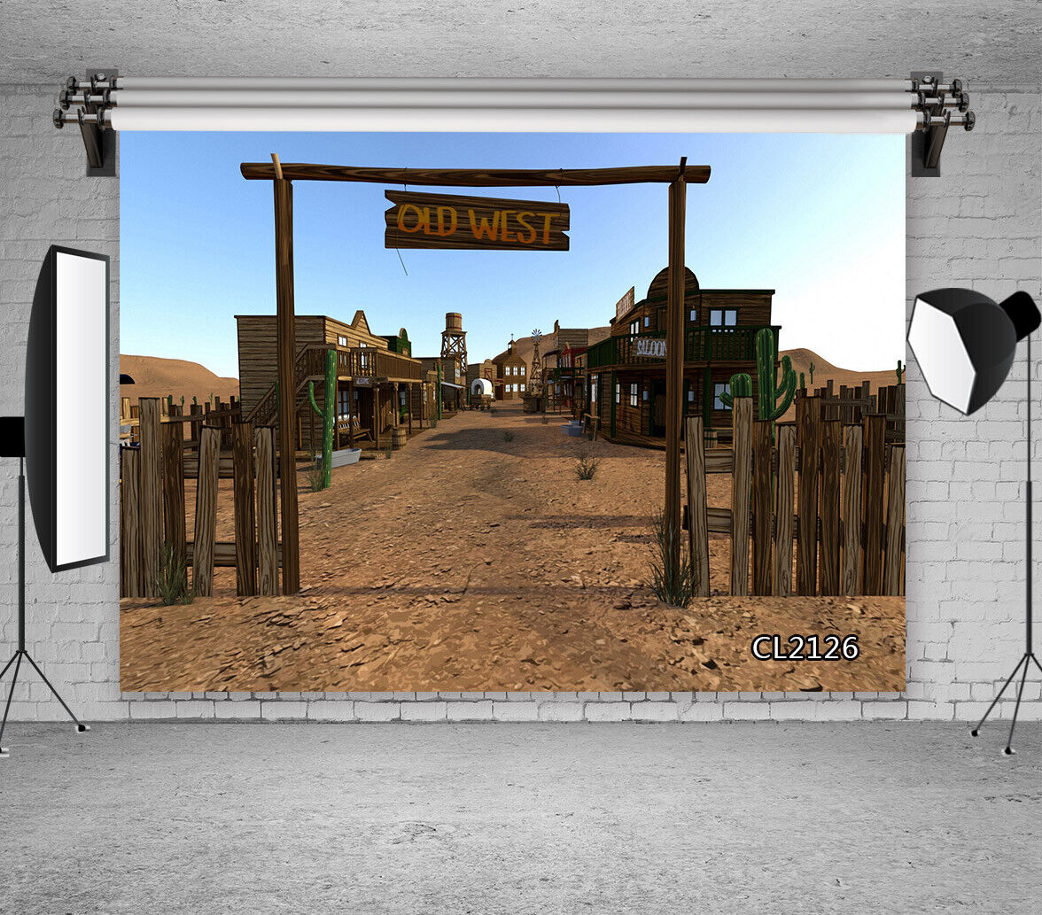 Western Town Background