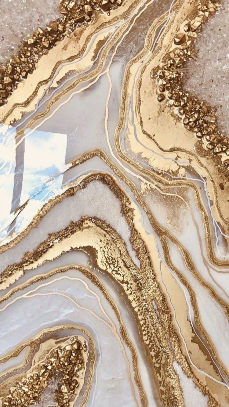 White And Gold Marble Wallpapers