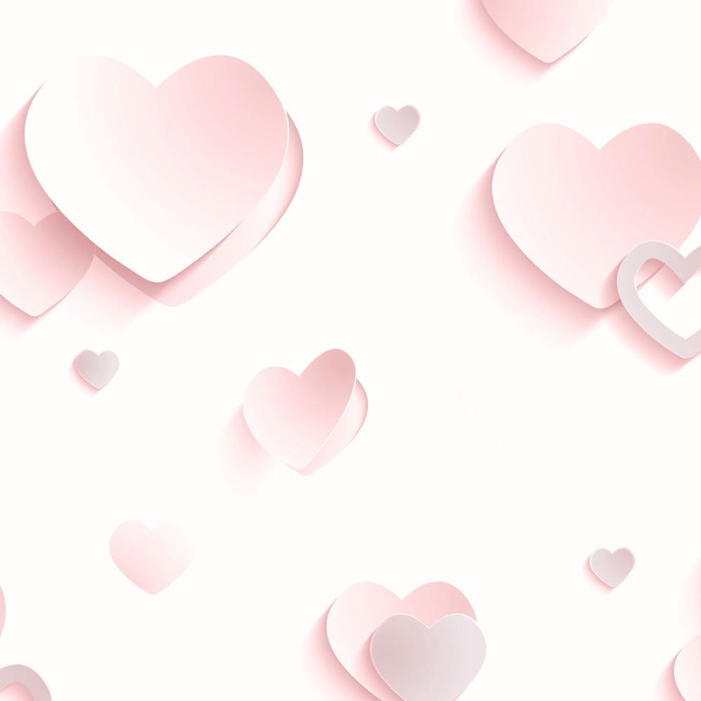 White And Pink Heart Wallpapers