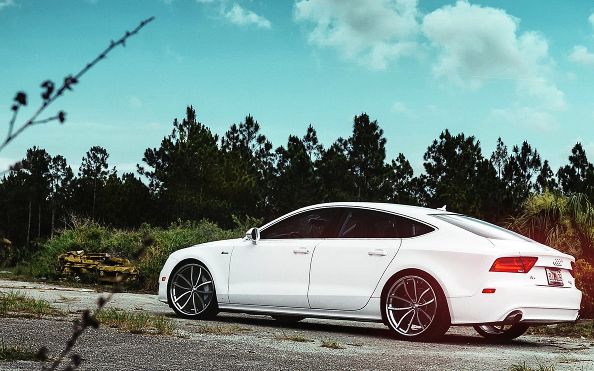 White Audi A7 Wallpapers