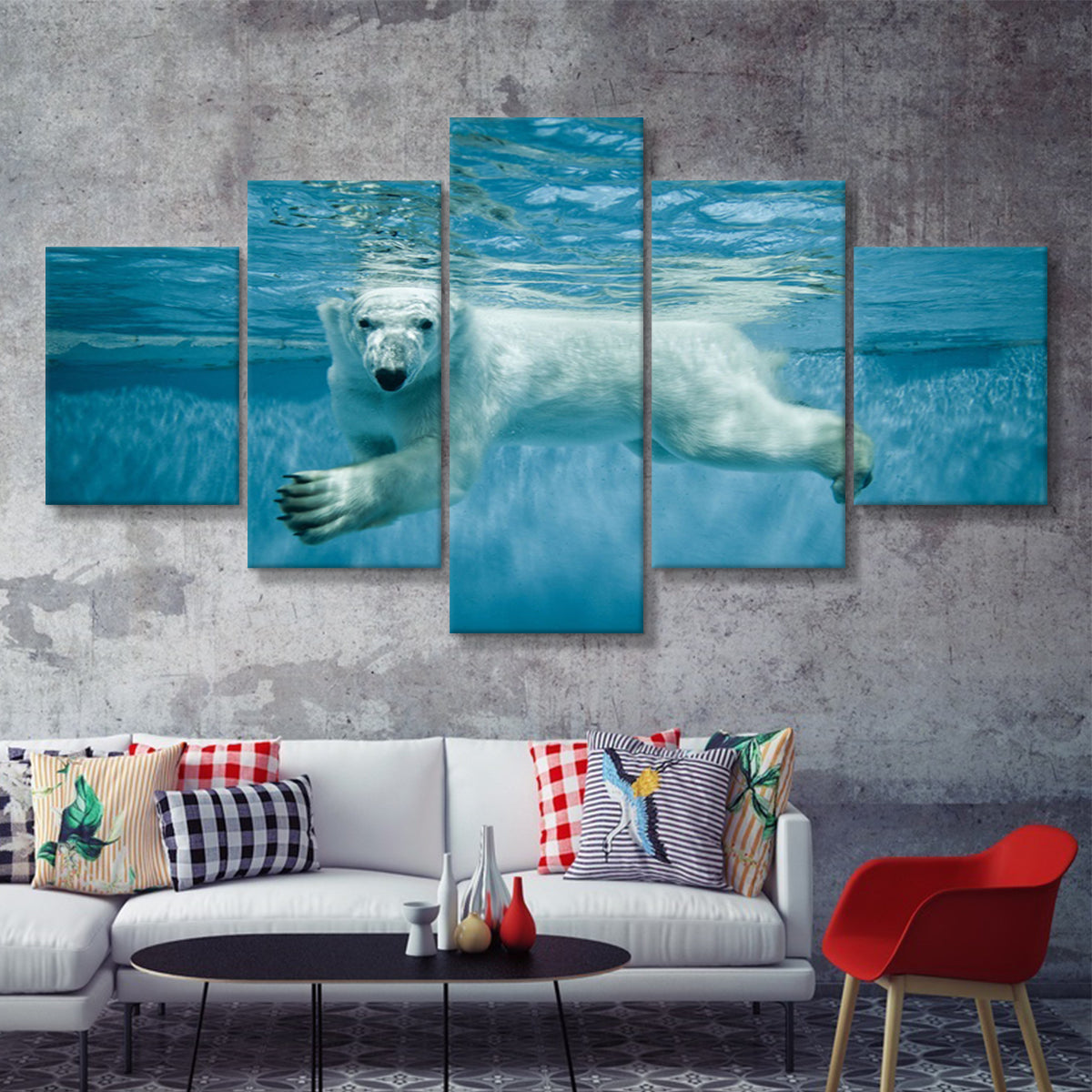 White Bear Abstract Art Wallpapers