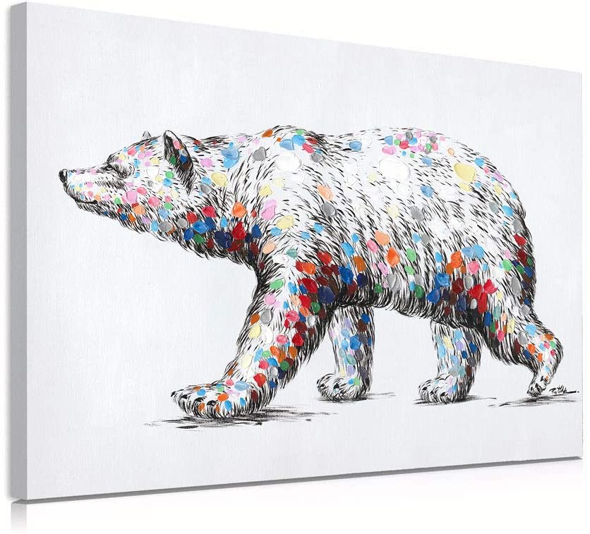 White Bear Abstract Art Wallpapers