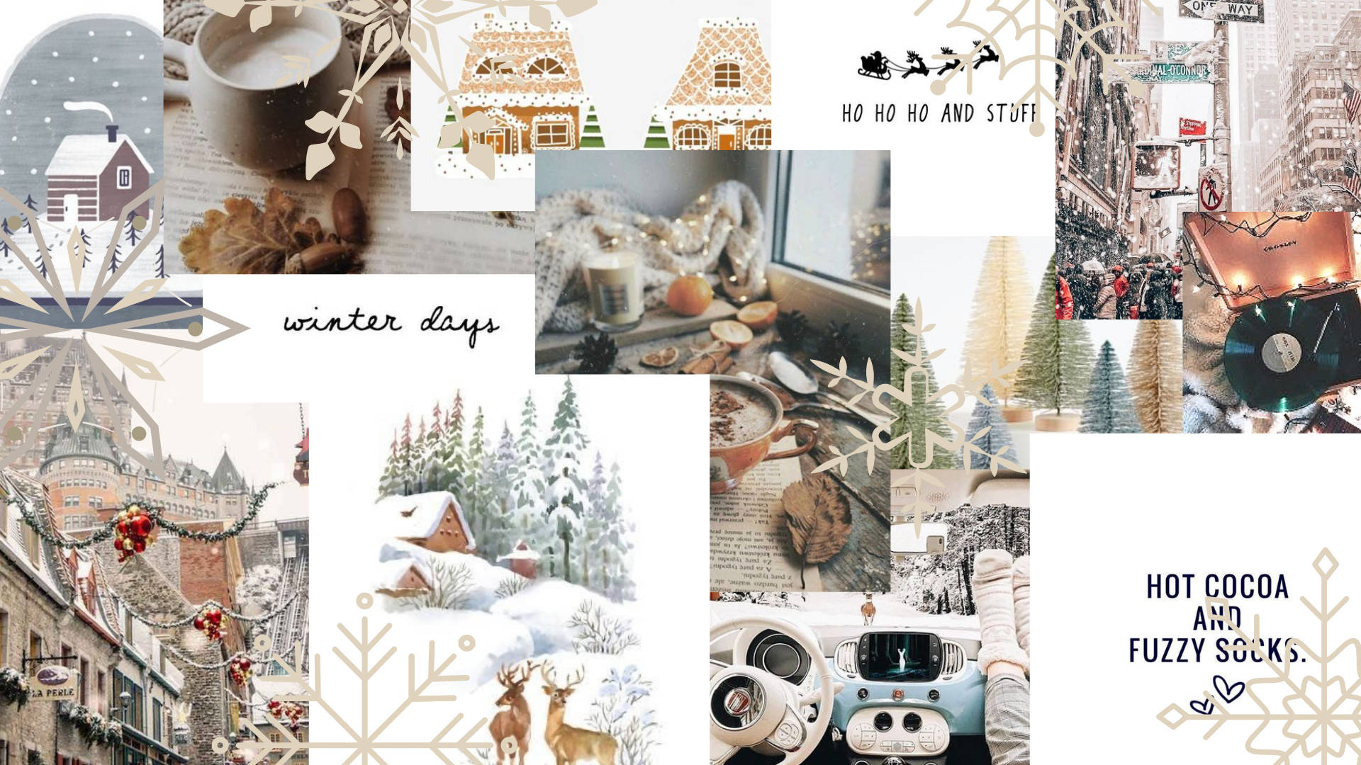 White Christmas Aesthetic Wallpapers