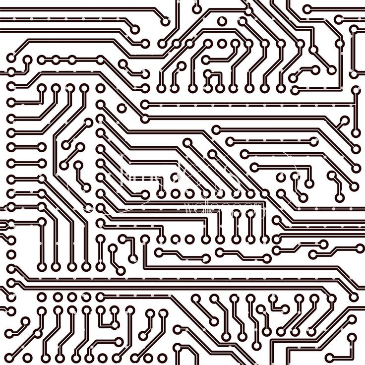 White Circuit Board Wallpapers