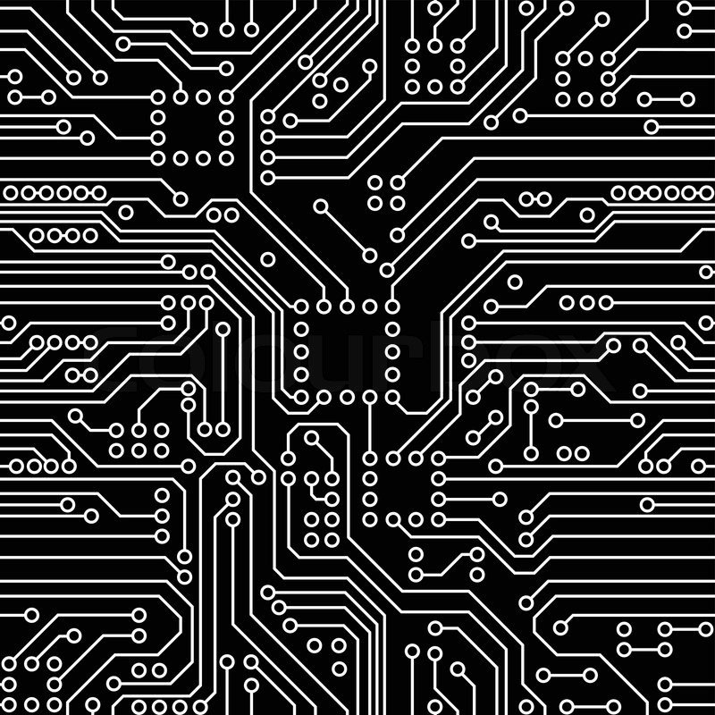 White Circuit Board Wallpapers