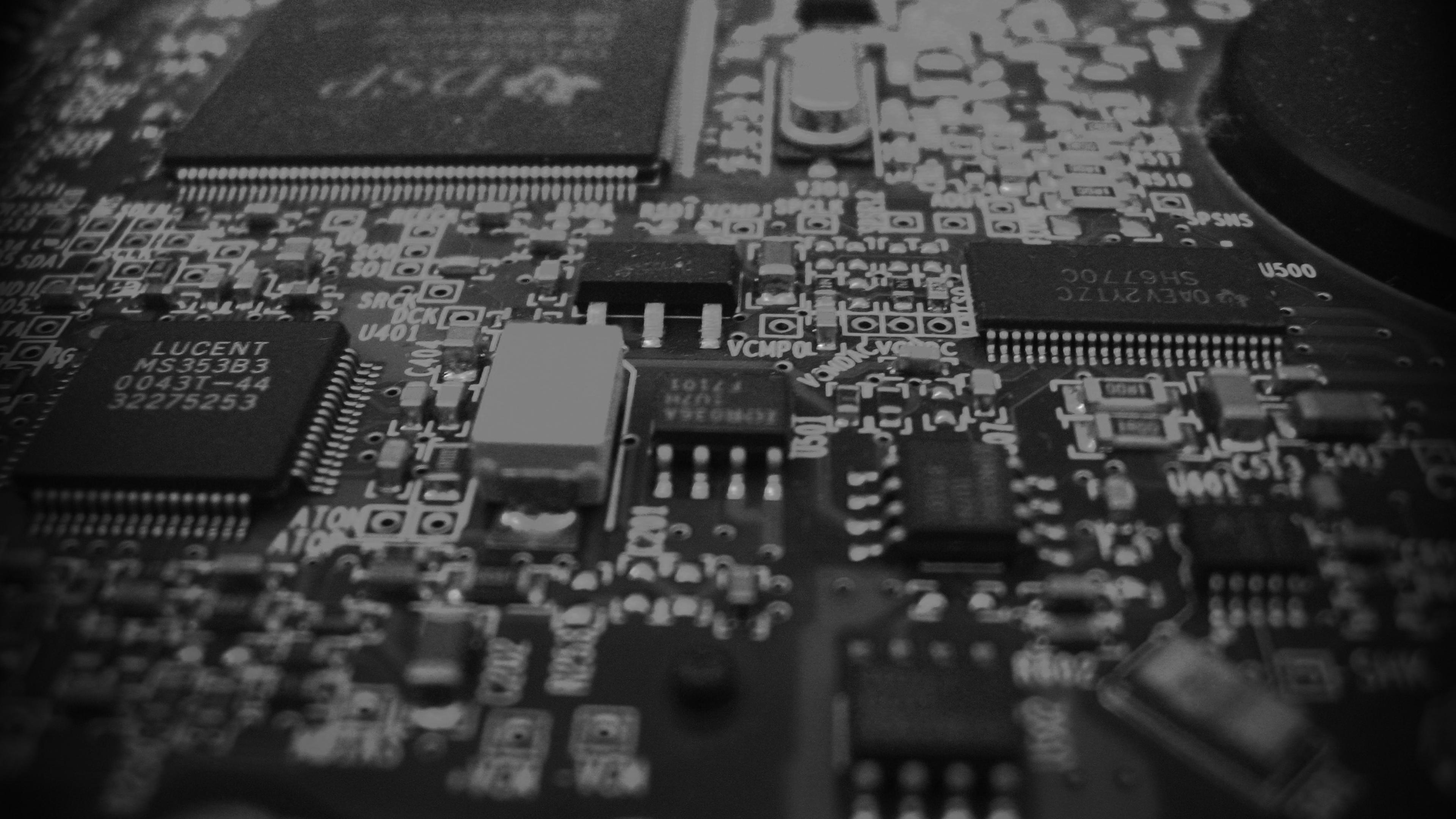 White Circuit Board Wallpapers