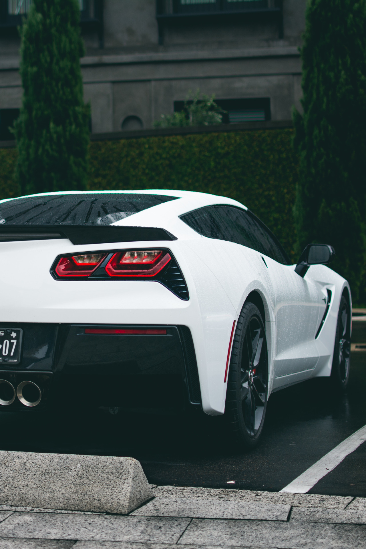 White Corvette Wallpapers