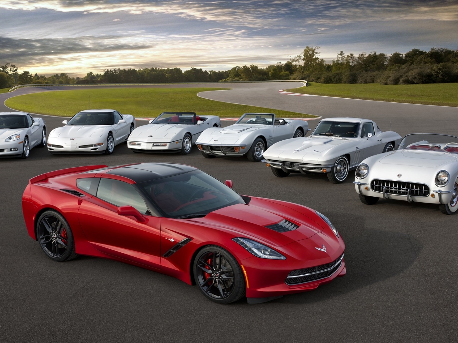 White Corvette Wallpapers