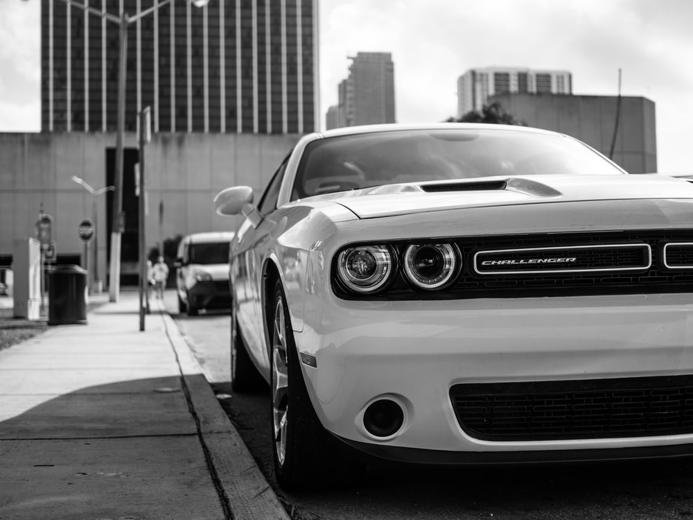 White Dodge Challenger Wallpapers