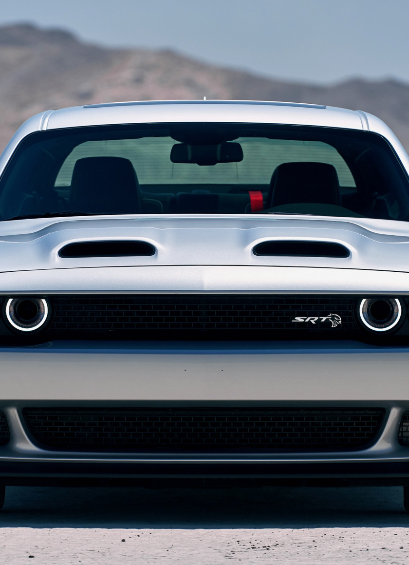 White Dodge Challenger Wallpapers