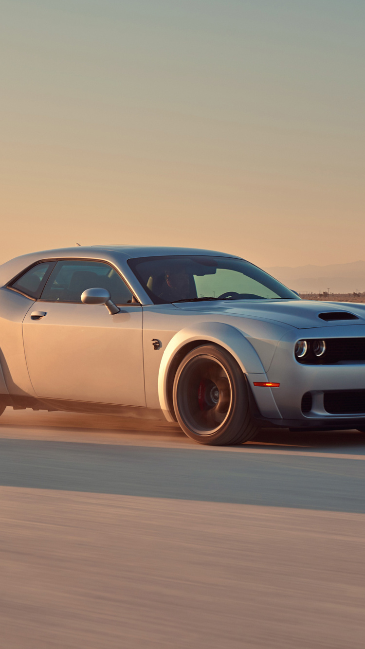 White Dodge Challenger Wallpapers