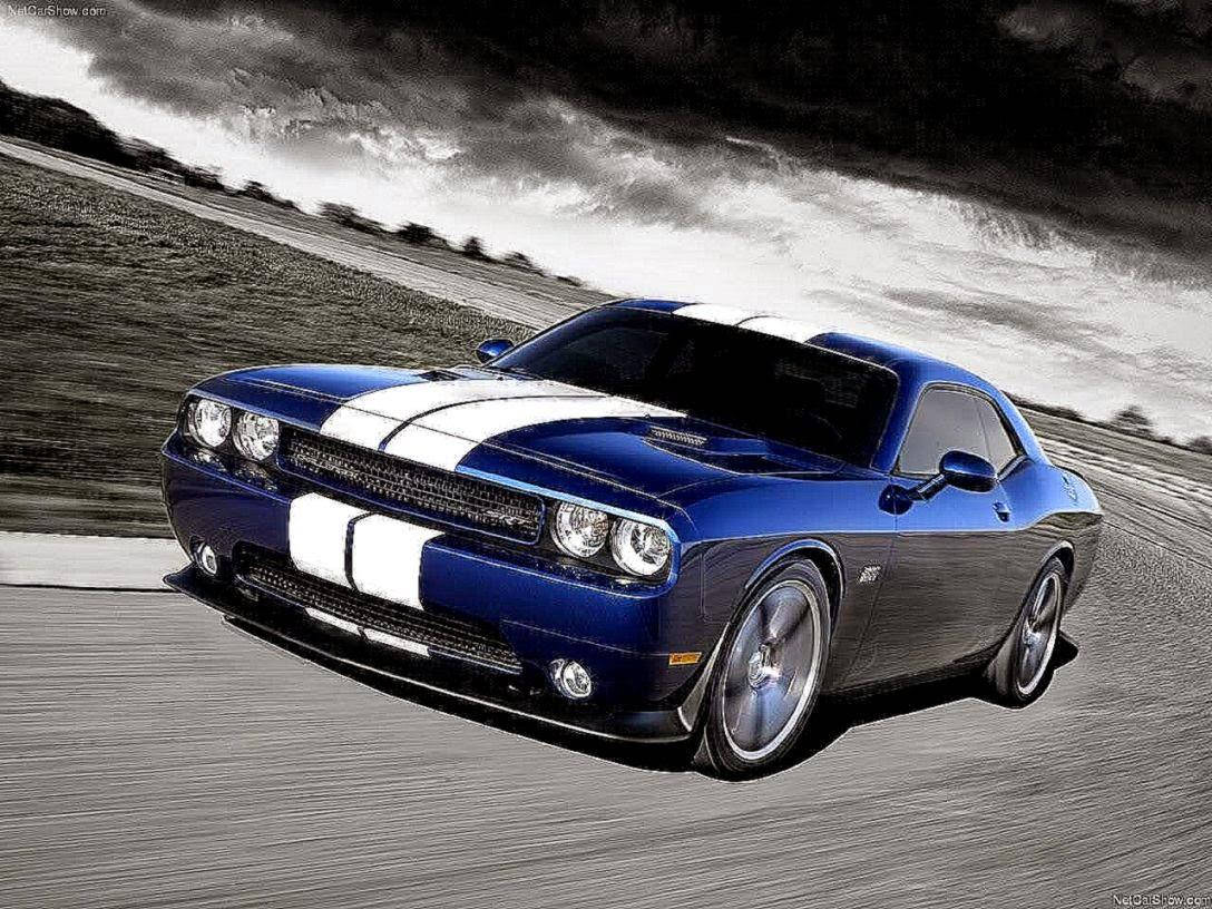 White Dodge Challenger Wallpapers