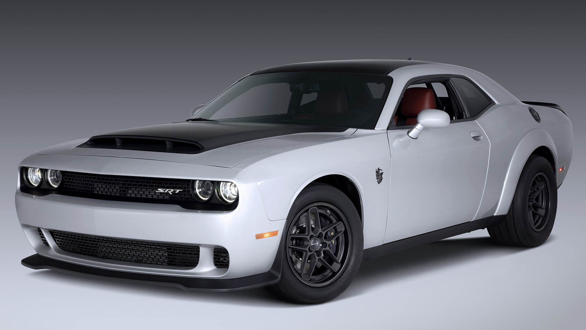 White Dodge Challenger Wallpapers