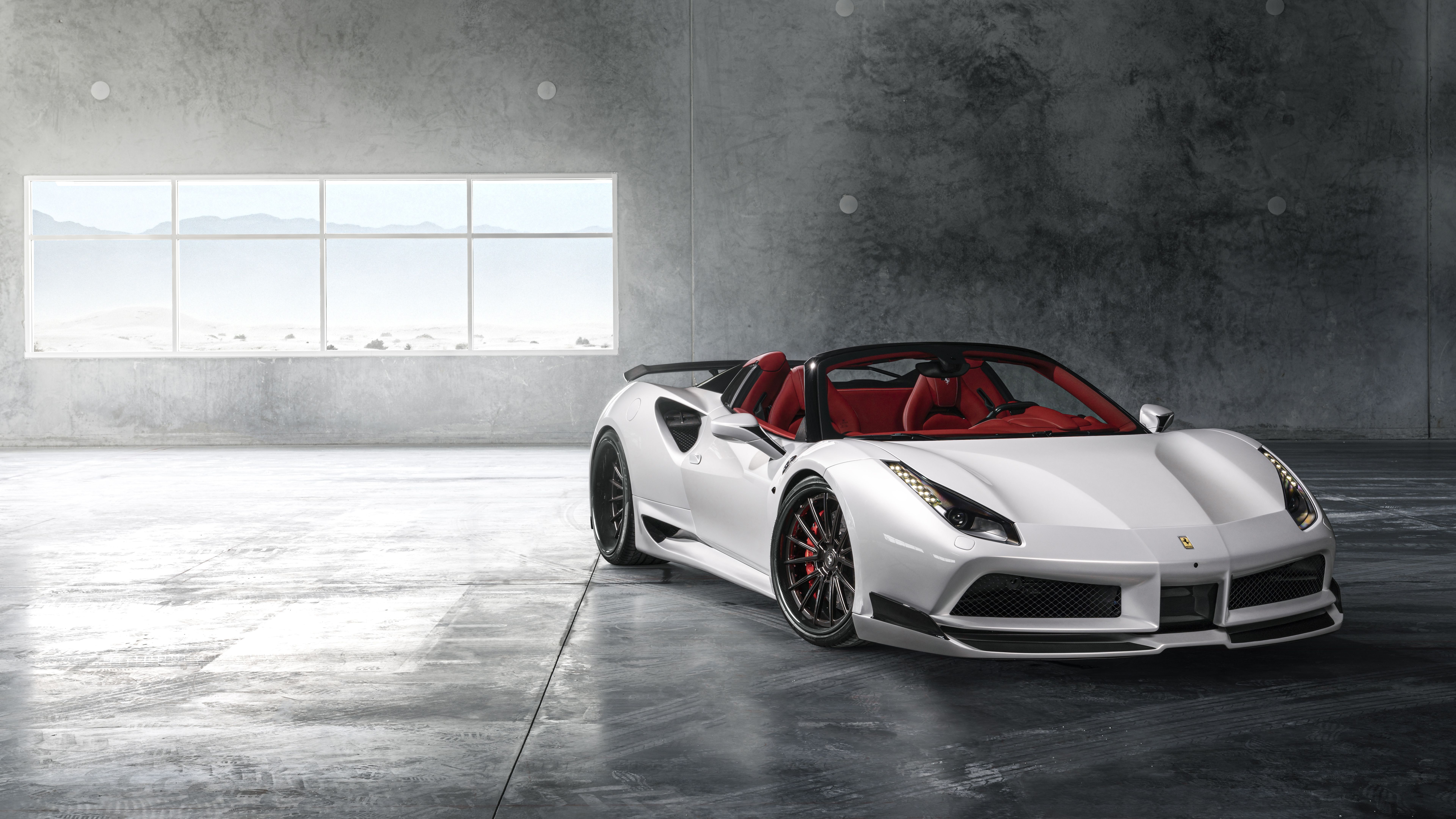 White Ferrari Wallpapers