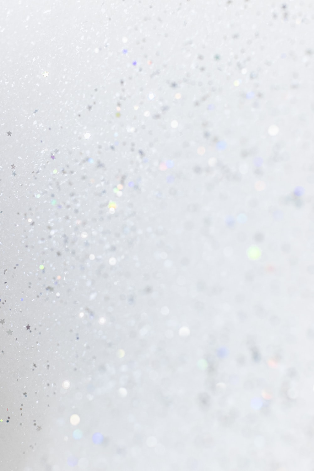 White Glitter Background