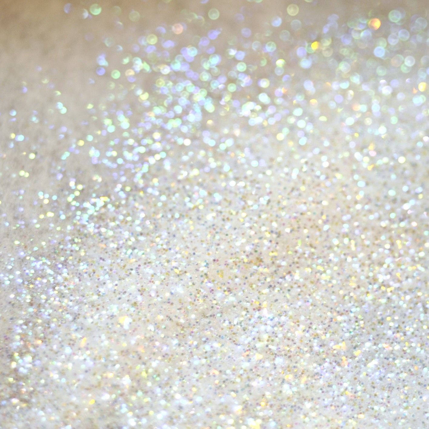 White Glitter Background