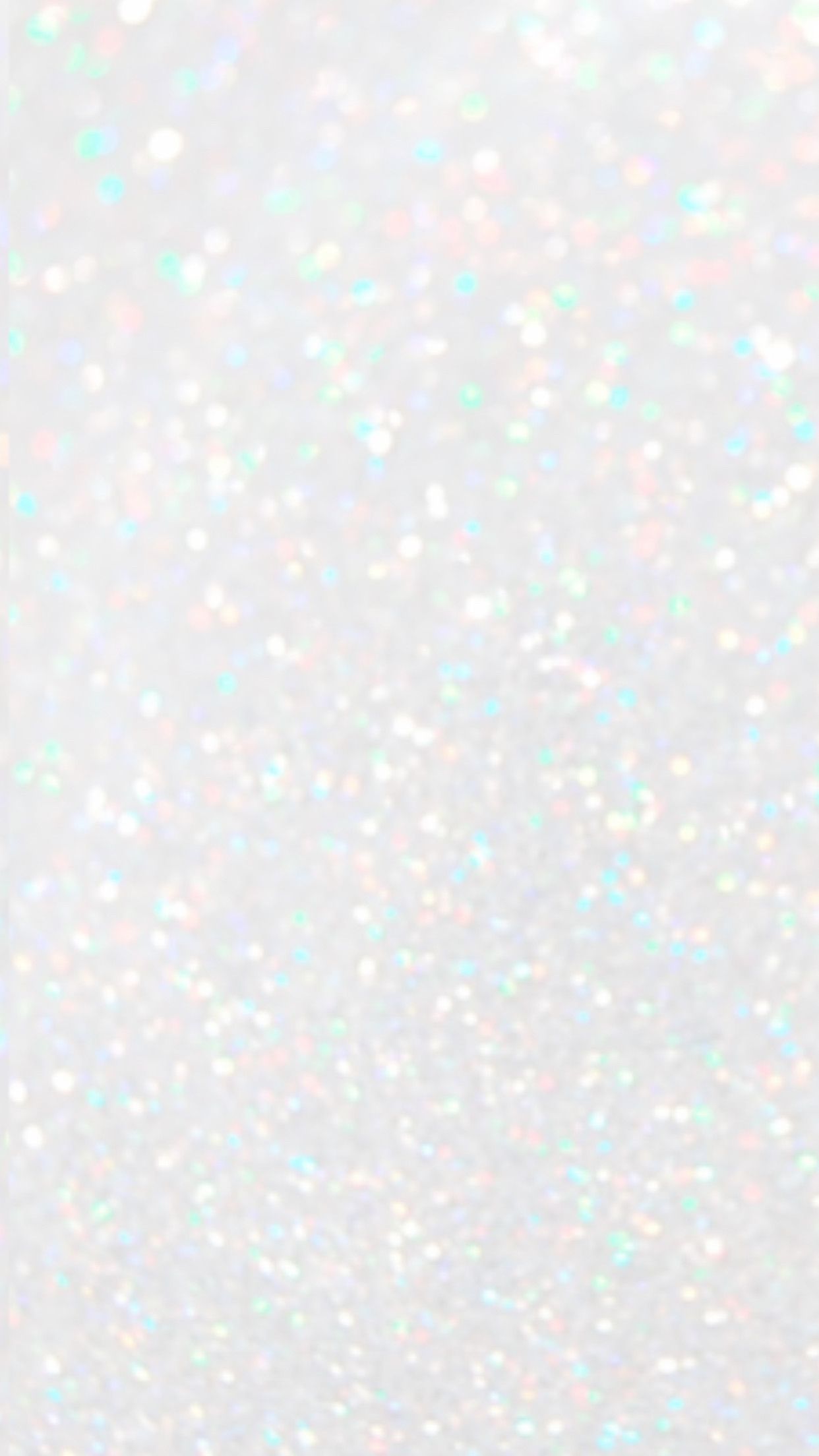 White Iridescent Glitter Background