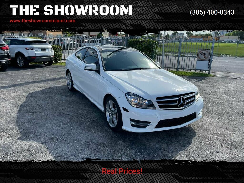 White Mercedes-Benz C 220 Wallpapers