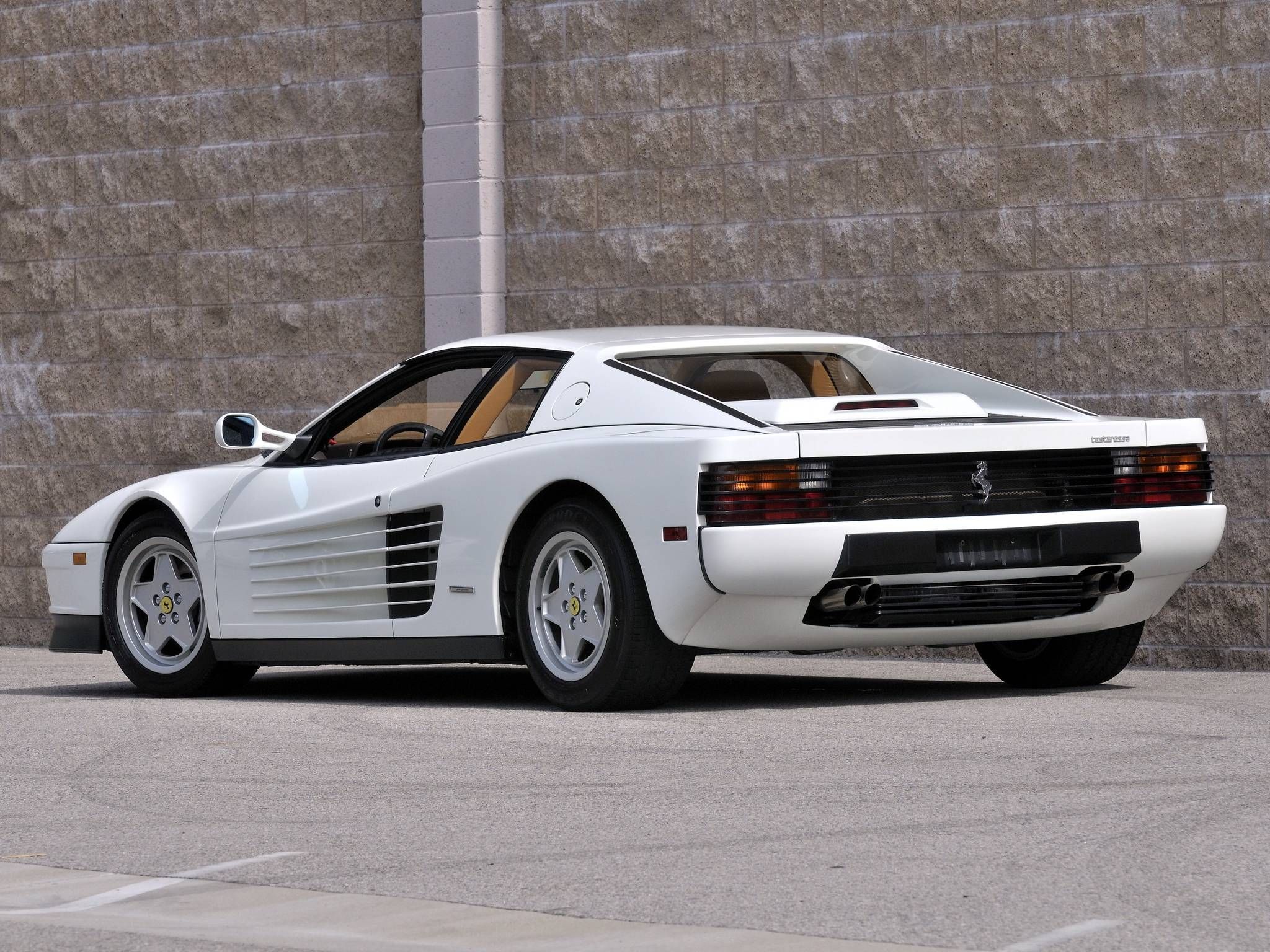 White Testarossa Wallpapers