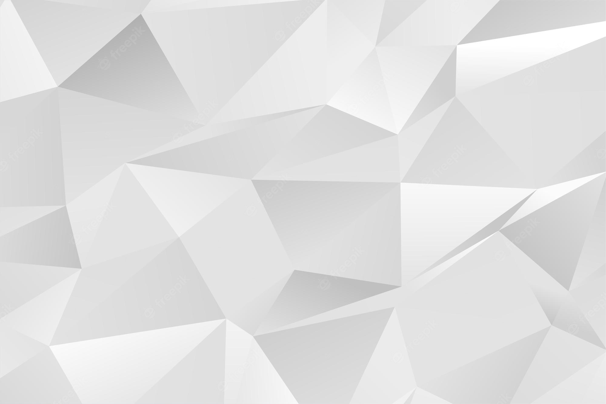 White Triangle Background