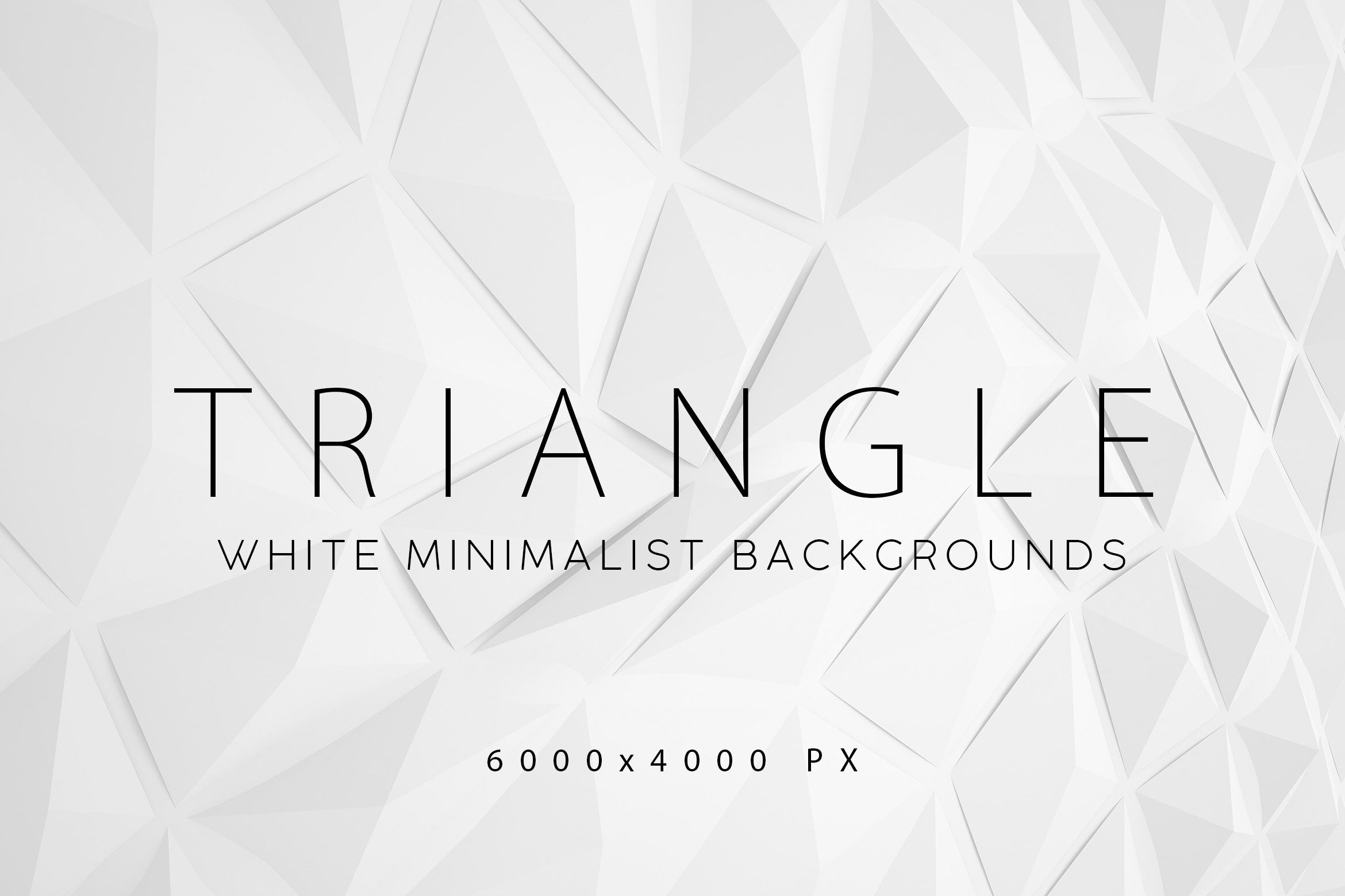 White Triangle Background