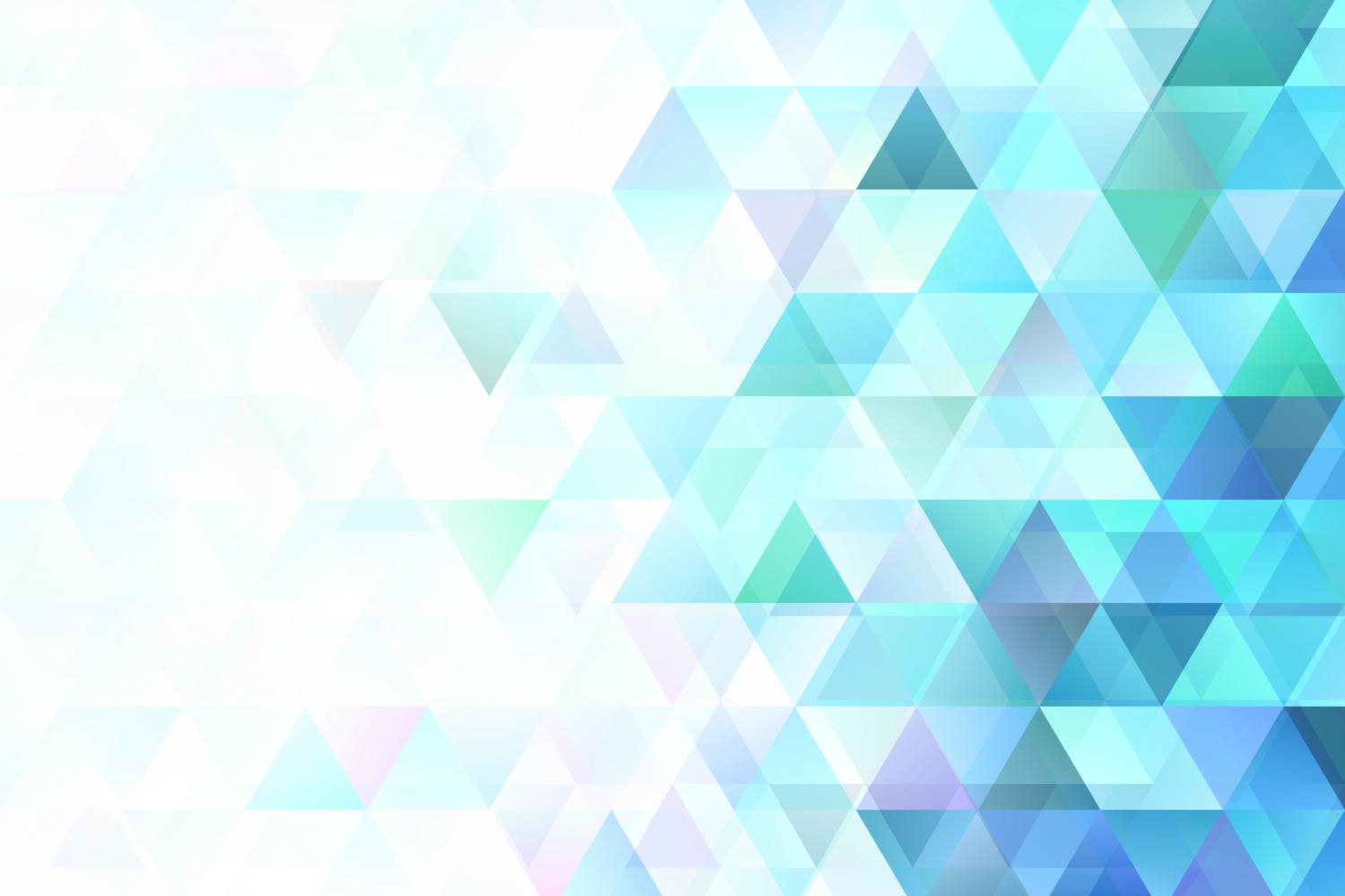 White Triangle Background