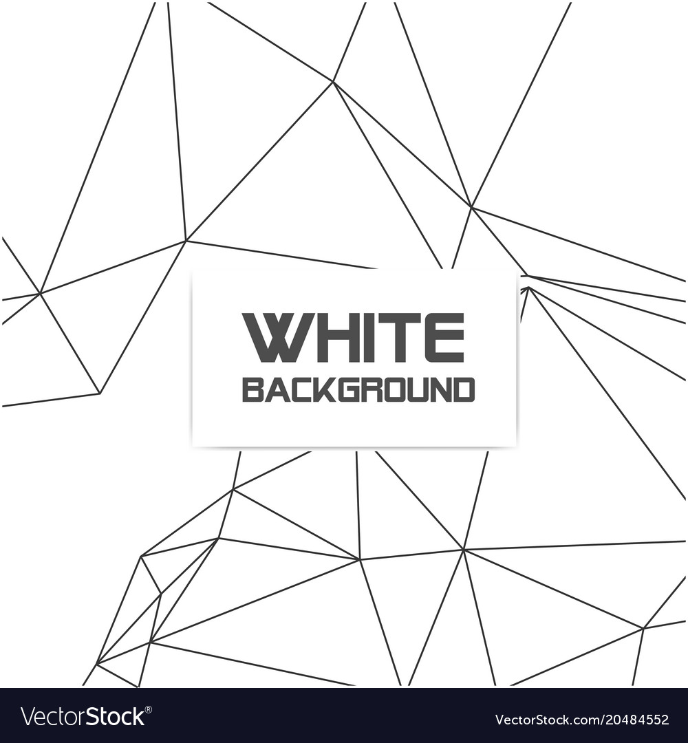 White Triangle Background