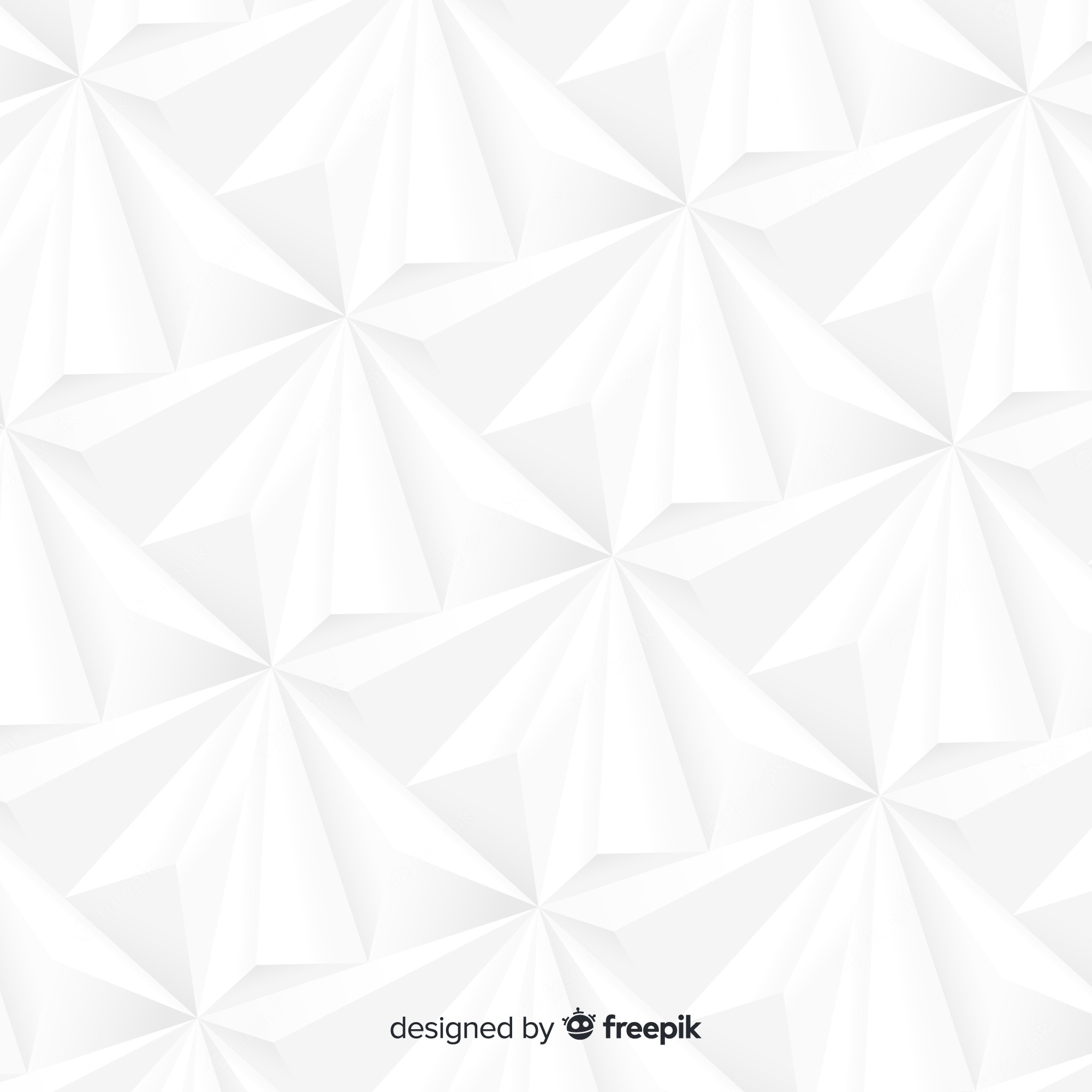 White Triangle Background