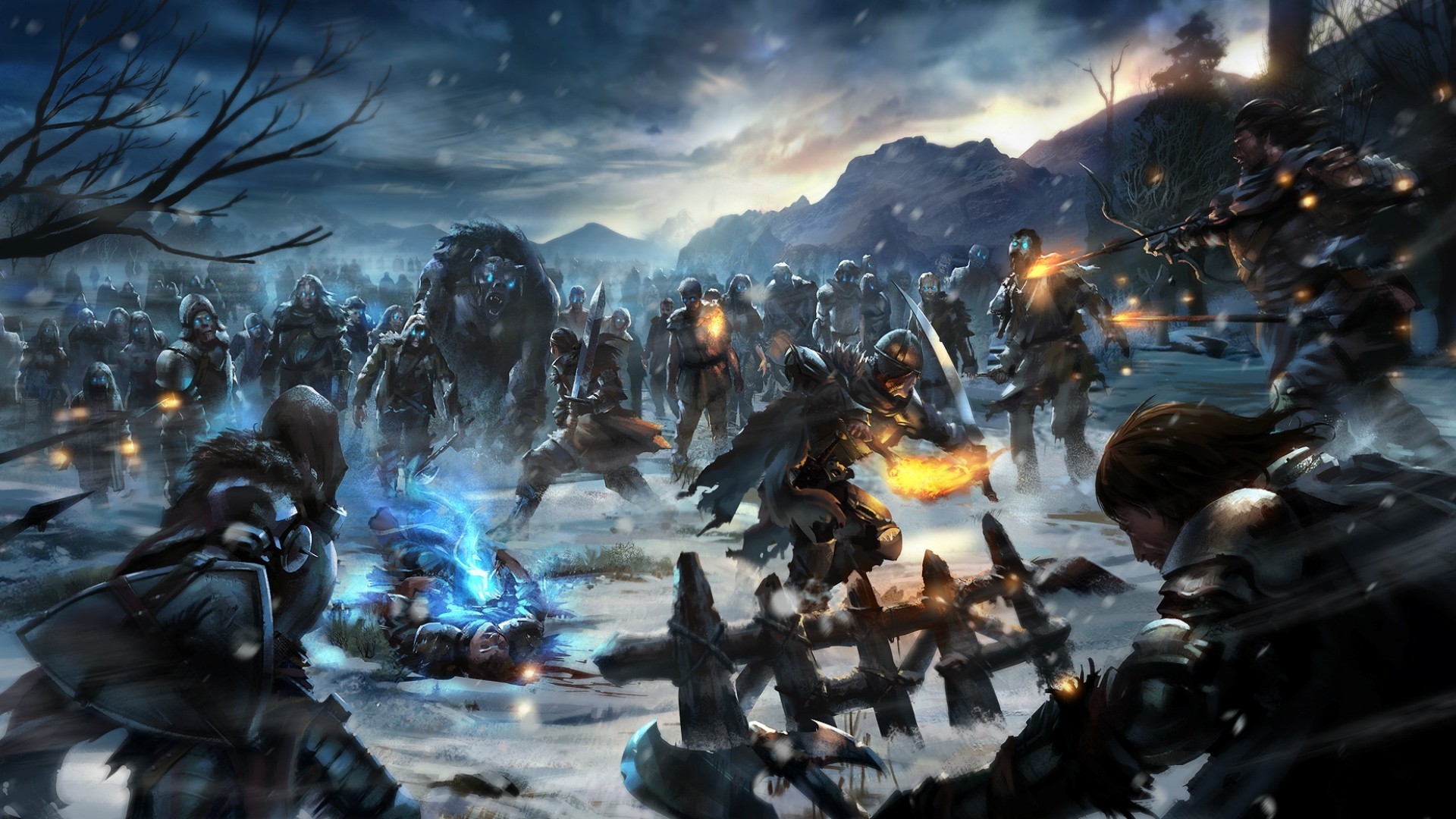 White Walkers Dragon Game Of Thrones Wallpapers