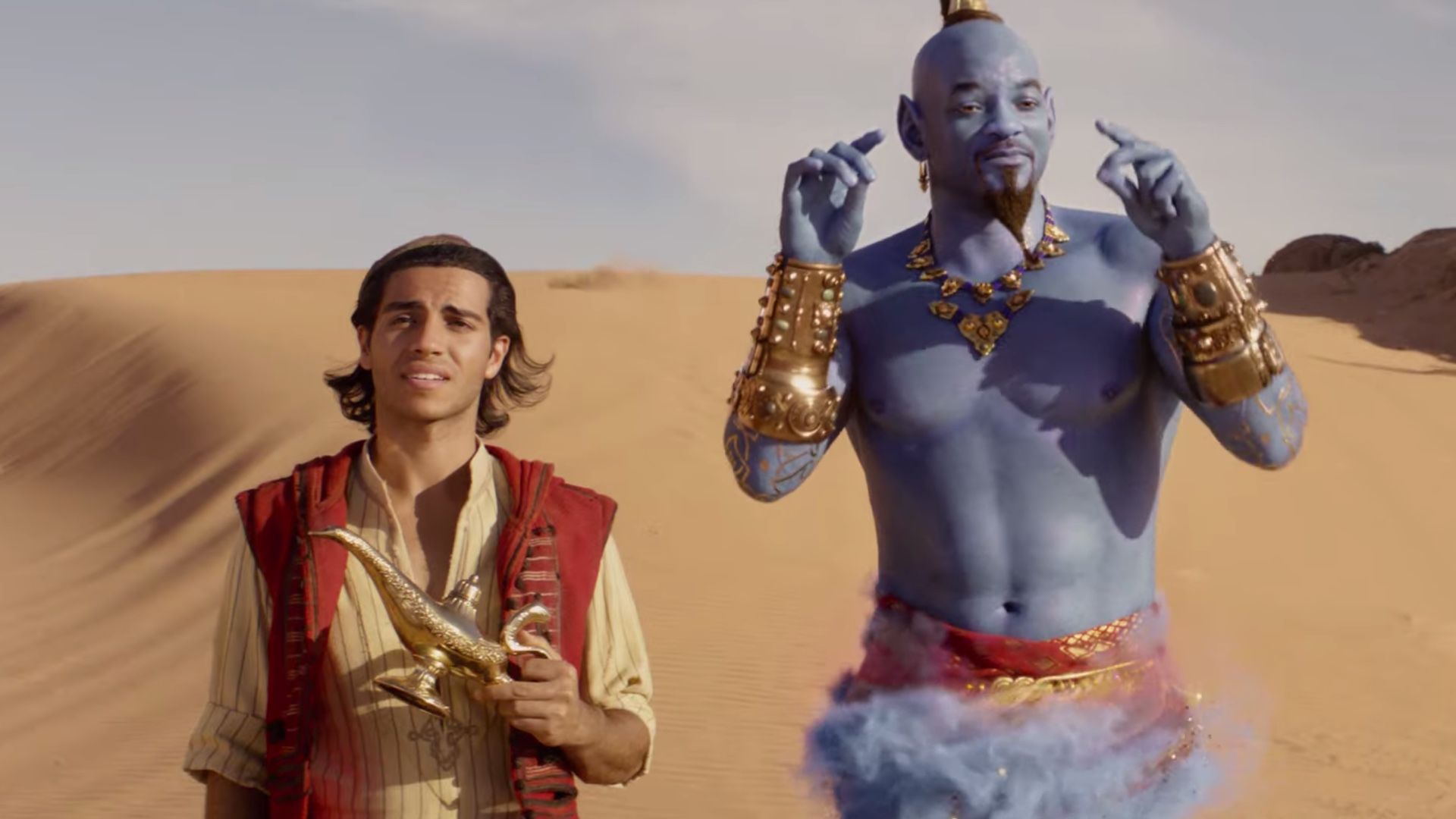 Will Smith As Genie In Aladdin Movie Wallpapers