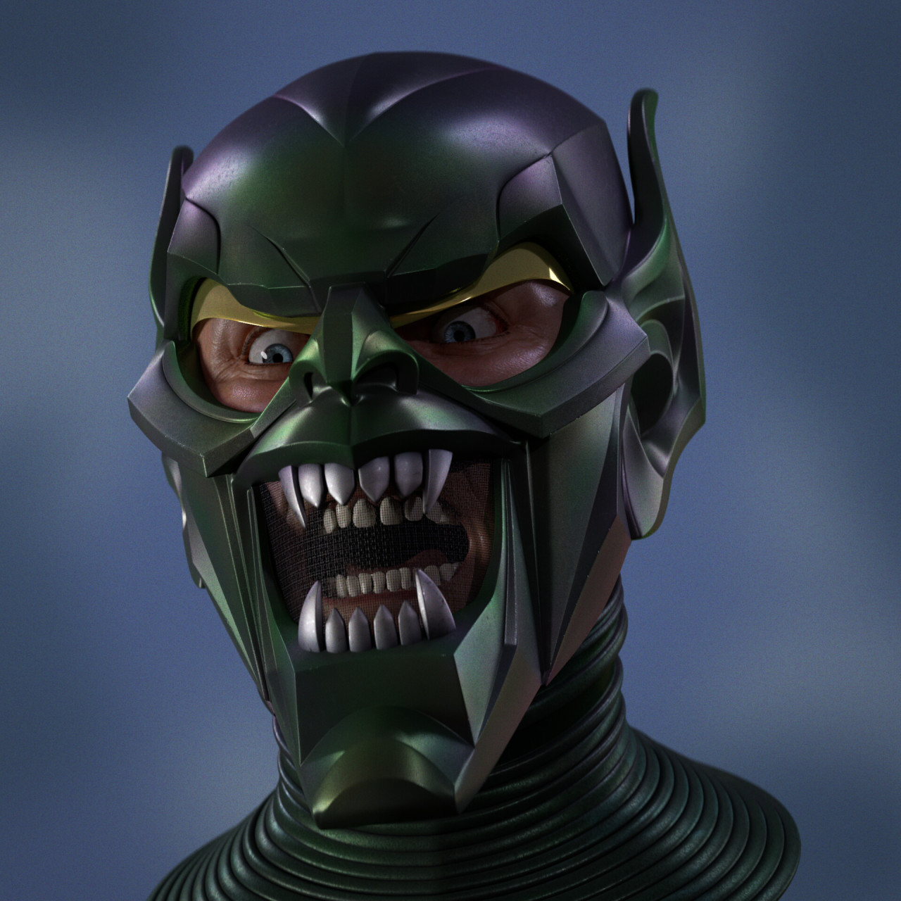 Willem Dafoe As Green Goblin Art No Way Home Minimal Wallpapers