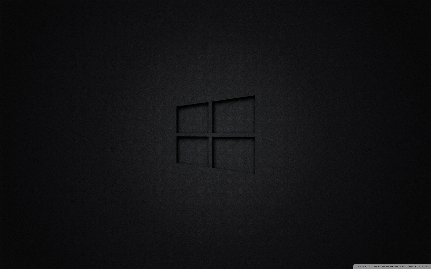 Windows 10 Clean Dark Background