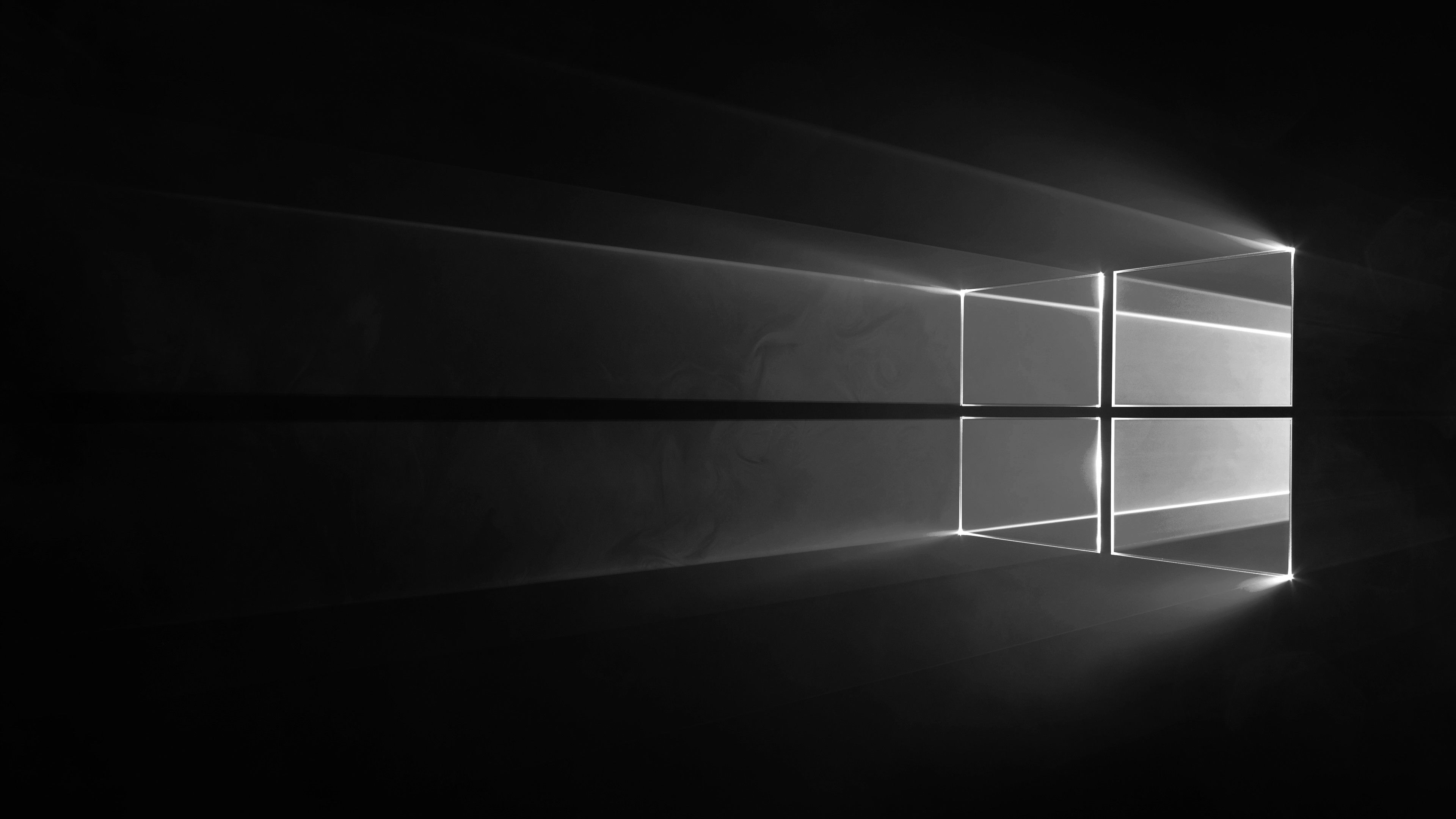 Windows 10 Dark Logo Minimal Wallpapers