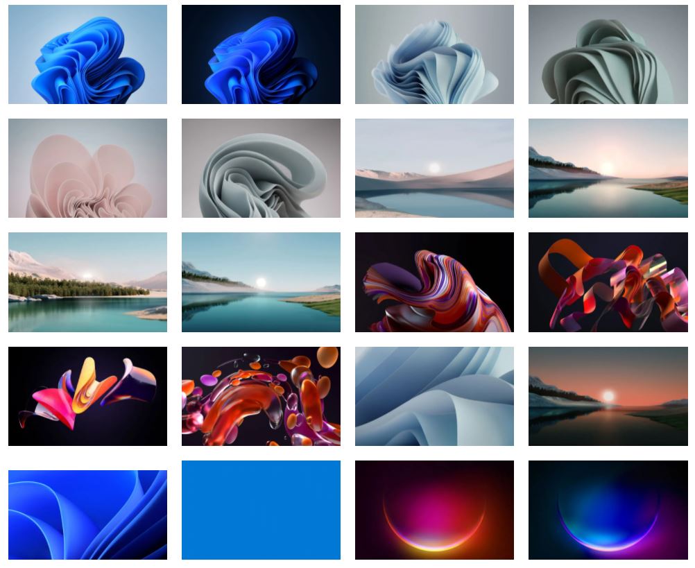 Windows 10 Logo Blue Glow Wallpapers