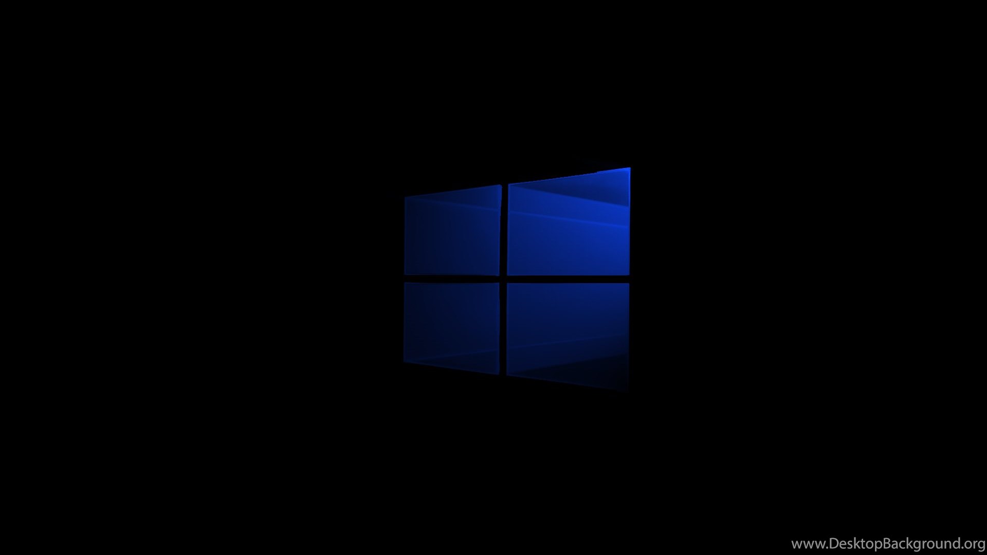 Windows 10 Logo Minimal Dark Wallpapers