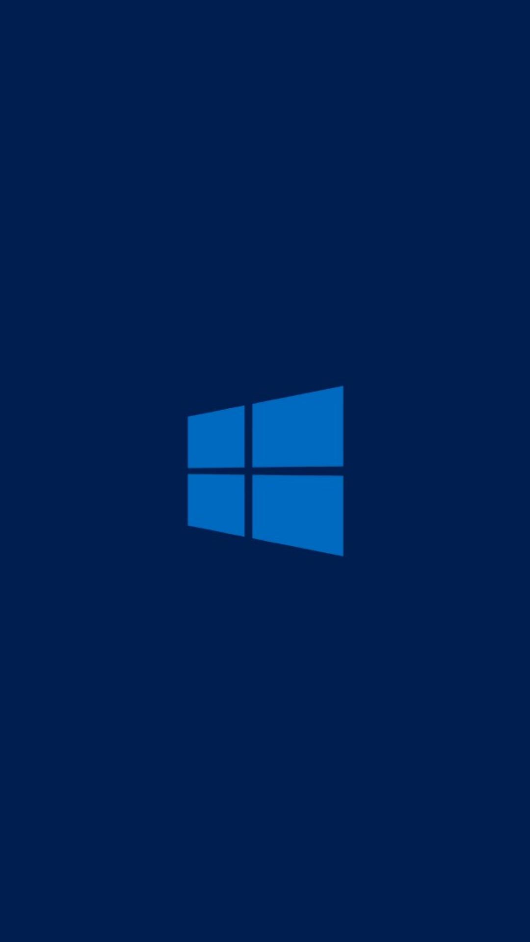 Windows 10 Logo Minimal Dark Wallpapers